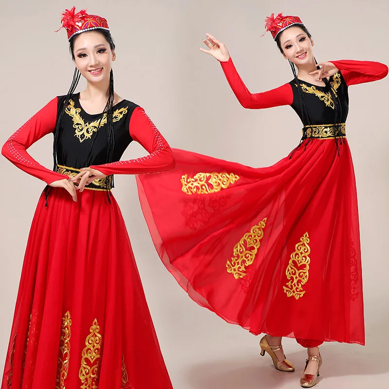 

Этническое танцевальное платье для женщин, платье для фламенко Hanfu, костюм для Восточной сцены