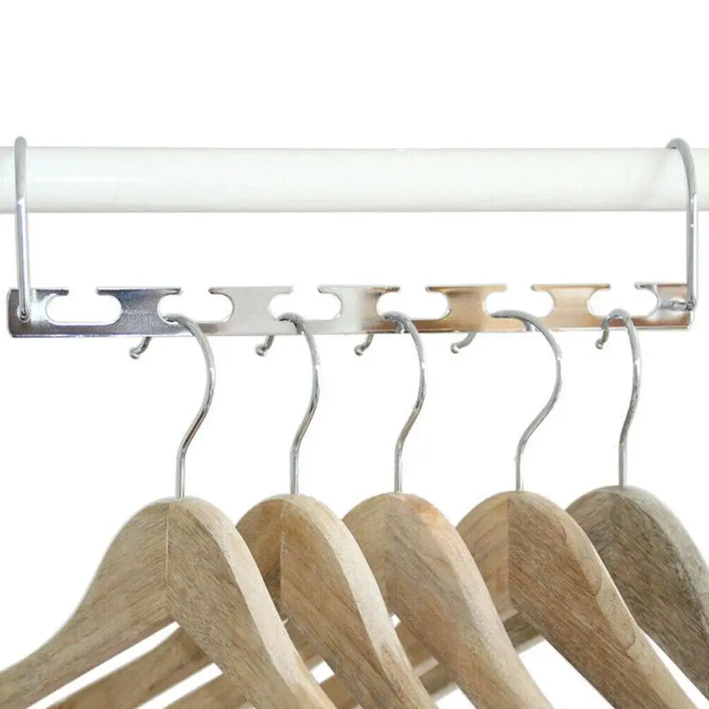 

Magic Clothes Hanger Hanging Chain Metal Cloth Closet Hanger Shirts Tidy Save Space Organizer Hangers For Clothes