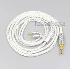 Кабель для наушников LN006553, 2,5 мм, 4,4 мм, 8-жильный посеребренный кабель OCC для 0,78 мм BA Custom Westone W4r UM3X UM3RC JH13 High Step