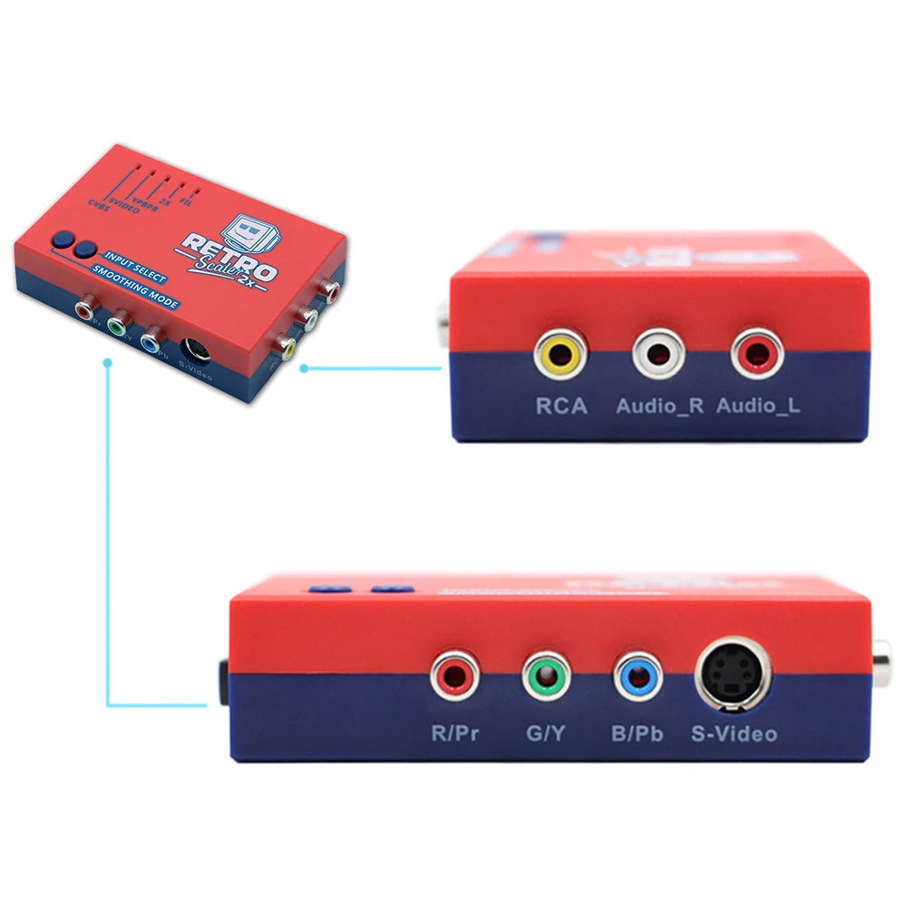 Адаптер AV HDMI для консолей PS2/N64/NES/Dreamcast/Saturn/MD1/MD2|Запасные части| |