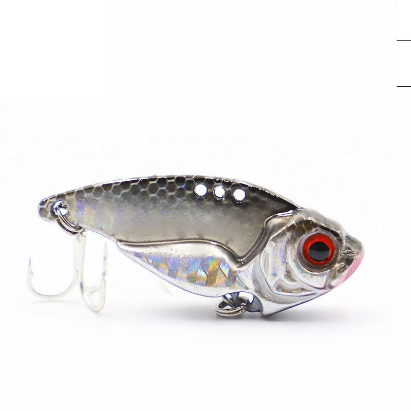 7/10/15/20g 3D EyesMetal Vib лезвие Тонущая приманка вибрации искусственная наживка Vibe для бас-щуки ловля окуня 12 Цветов - Цвет: black