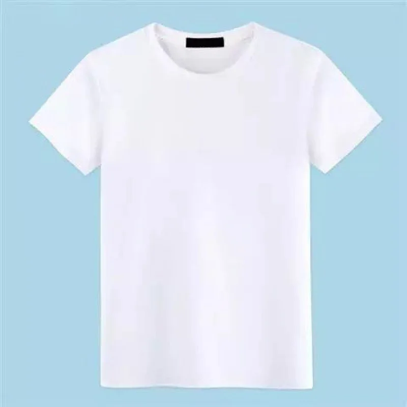 

Short-sleeved T-shirt men's pure pigment color pure black all black all white simple summer pure white with half sleeves 919
