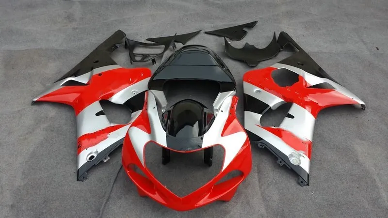 Aftermarket обтекатель комплект для GSXR1000 00 01 02 GSXR 1000 K2 2000 2001 2002 ABS Красный Серебряный