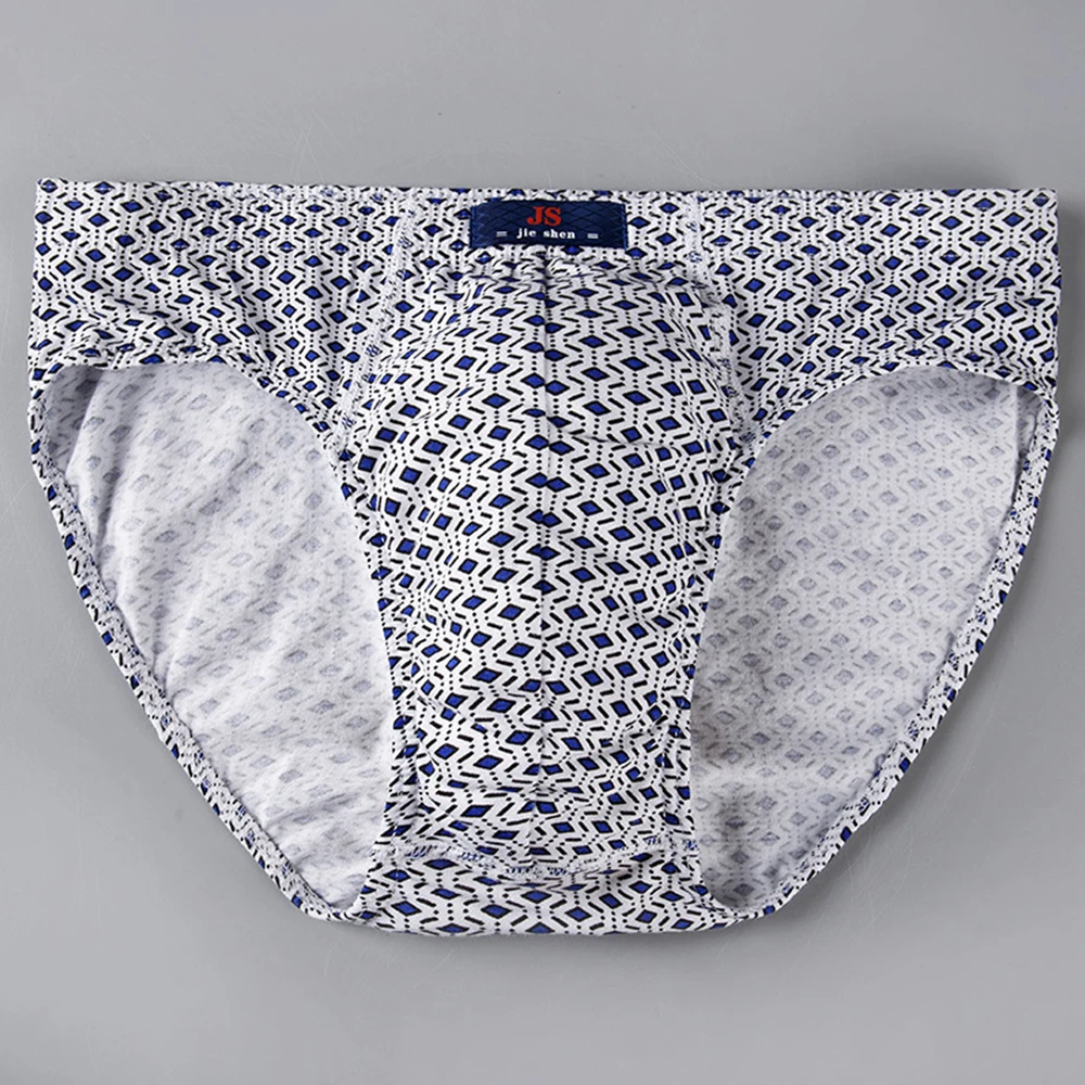 

Large Size Briefs Men Bulge Pouch Underwear Soft Comfy Cotton Underpants Plus Size Breathable Panties Male U-Convex Knicker