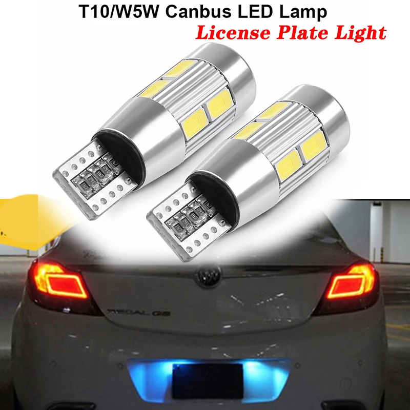 2 шт. супер яркий Автомобильный светодиодный светильник T10 для Bmw E46 E90 E60 E39 E36 F30 Lada
