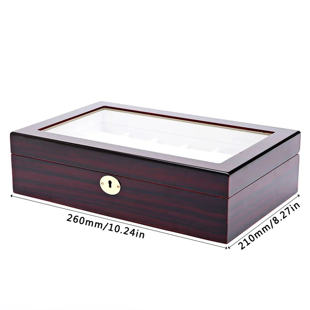 

Hardware Not Easy To Rust Beautiful And Practical Paint Watch Box Wooden Piano Paint Watch Display Box
