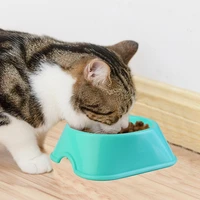 5pcs pet bowls dog food water feeder pet drinking dish feeder cat puppy feeding supplies small dog accessories slow food