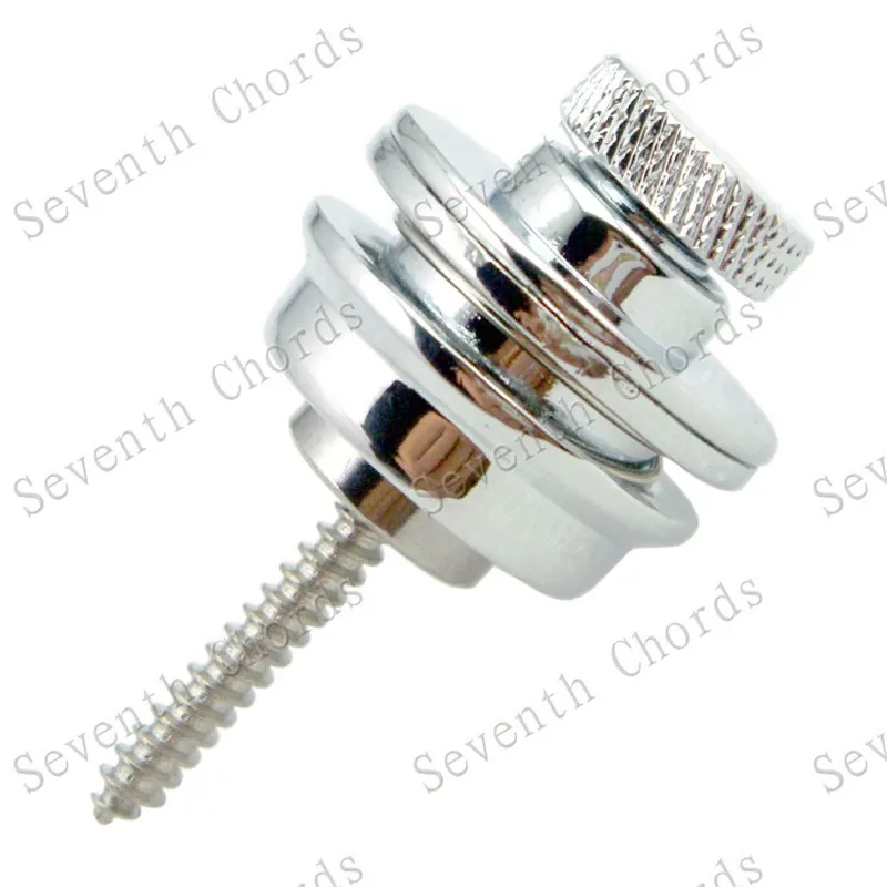 2 шт./лот хромированные фиксирующие штифты с плоской головкой для гитары и бас