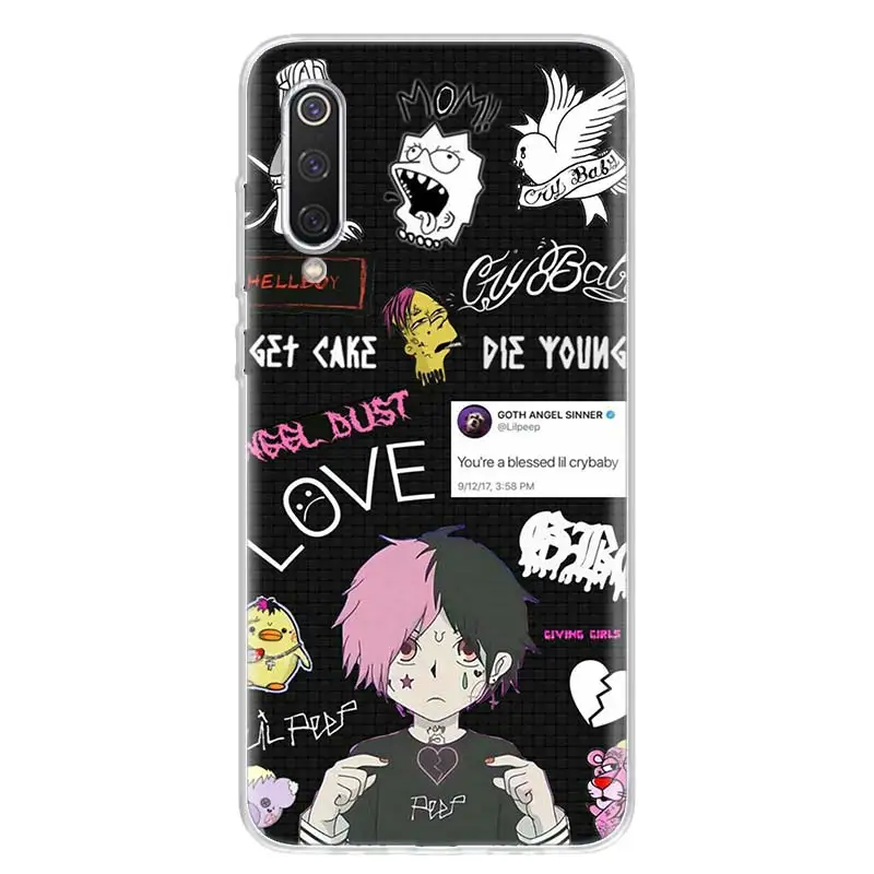 

Lil Peep Hellboy Love Phone Case for Xiaomi Note 10 Mi 10 9 8 CC9 5X 6X A1 A2 A3 9T Pocophone F1 Lite Pro idol Cover Shell Coque