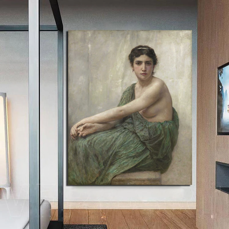 Эстетическая Картина на холсте с изображением персонажа декор для гостиной