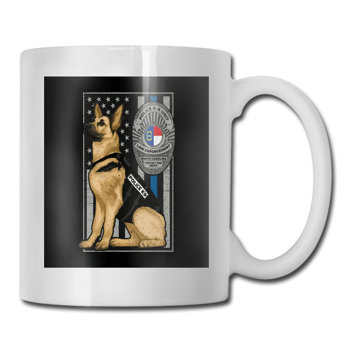 K9 герои: полиция собака немецкий овчаг тонкая синяя линия винтажный подарок для