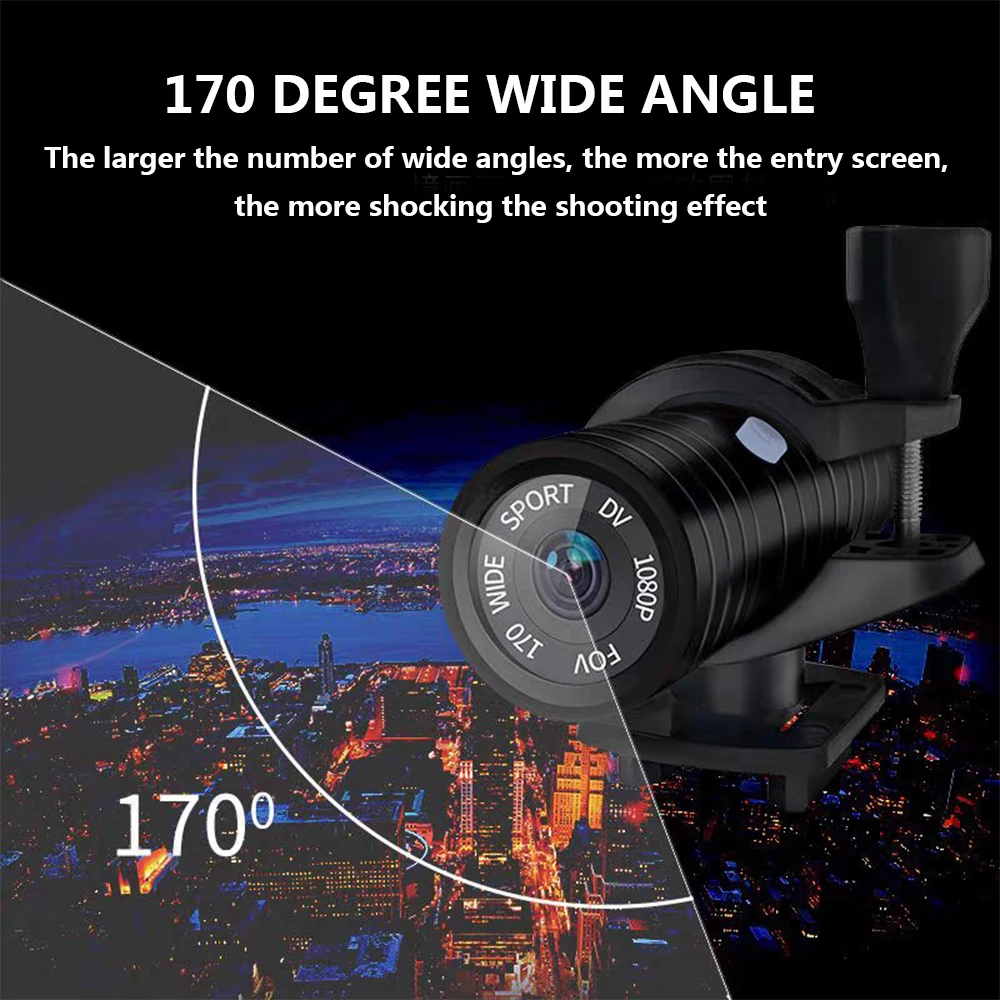 MC30 1080p миниатюрная водонепроницаемая Спортивная Экшн-камера фотокамера для