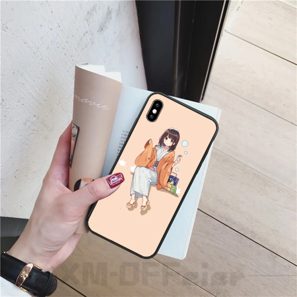 Чехол для телефона iPhone 11 pro XS MAX 8 7 6 6S Plus X 5 5S SE XR чехол милый аниме Menhera chan Bling