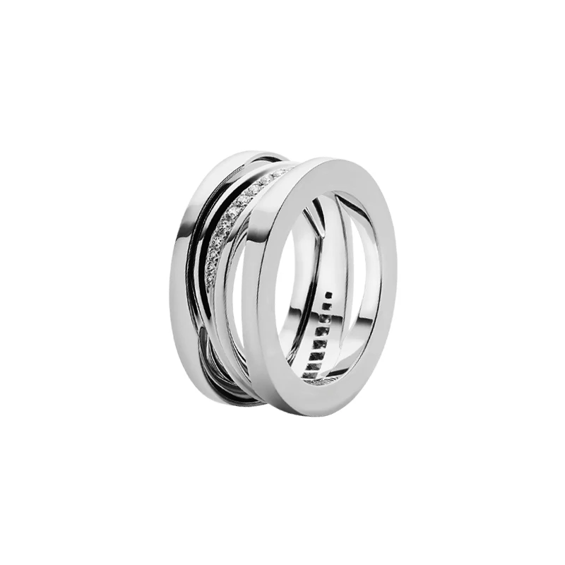 Suri new original fit bulgaria couple ring for women 925 sterling silver ceramic fashion rose gold luxury jewelry wedding gift - Цвет основного камня: style10