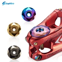swtxo bicycle headset cap mtb road bike bowl cover bicycle stem cap with screw for 28 6mm fork head tube cycling accessories