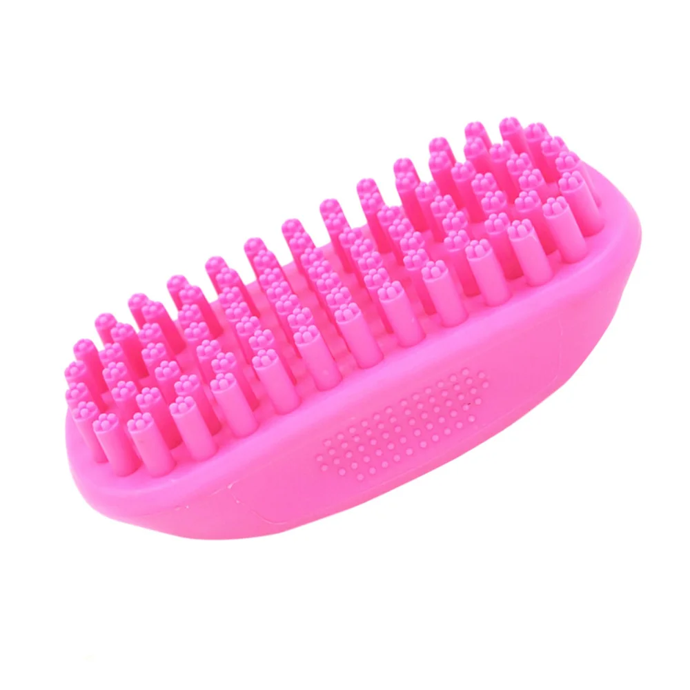 

Silicone Pet Dog Cat Puppy Bath Palm Brush Hair Grooming Brush Comb Scrubber (Green)