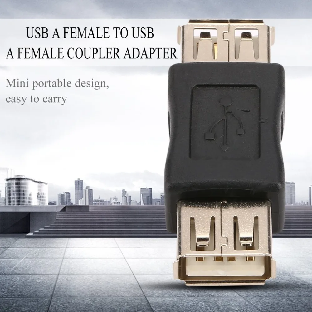 Соединитель USB типа A Мама-мама Переходник в конвертер F/F применяется освещении |