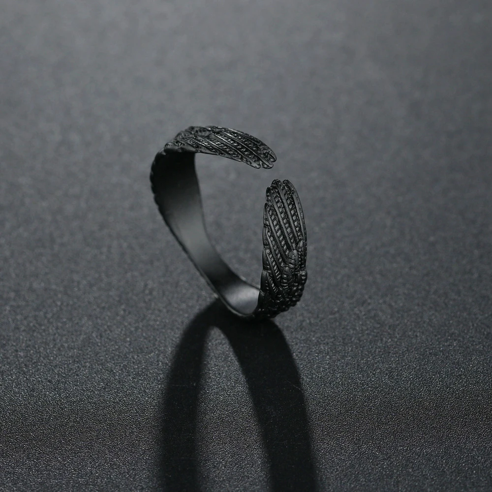 MeMolissa панк кольцо животного готическое черное серебряное металлическое змеи