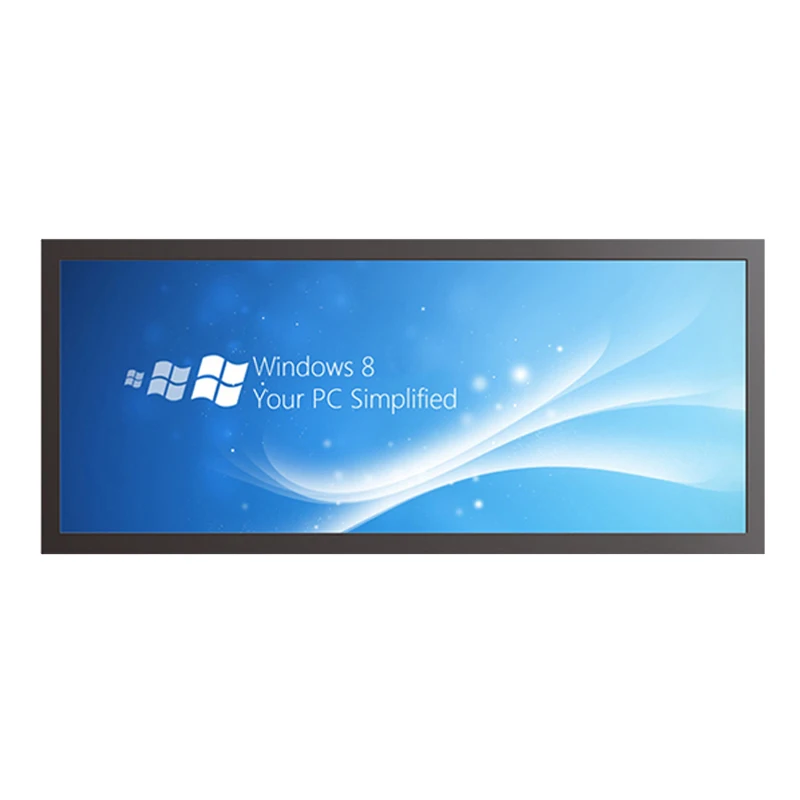 

20.3 inch Ultra Wide Stretched Bar LCD Digital Signage Supermarket Shelf Edge Screen Display Size 476x198mm