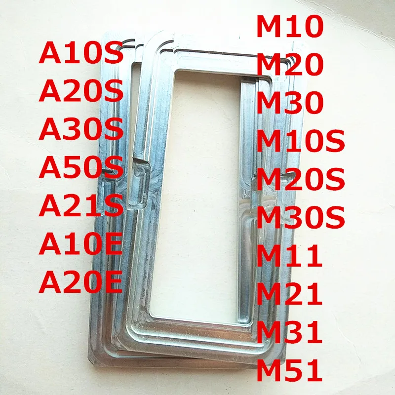 

Metal Alignment Aluminum Position Mold For Samsung Galaxy A10S A20S A30S A50S A21S A10E A20E M10 M20 M30 M21 M31 M51 M10S M20S