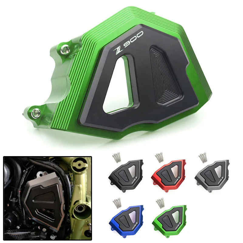 

For Kawasaki Z900 Z 900 2017 2018 Motorcycle Front Sprocket Cover Chain Guard Crash Protector Slider CNC Aluminum Accessories