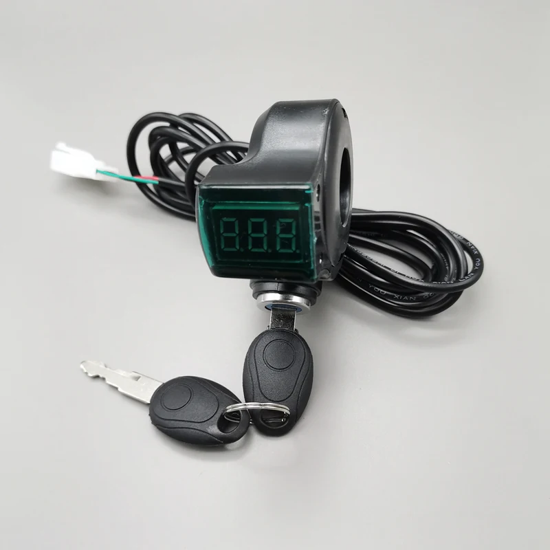 12V 99V ЖК экран для отображения данных о заряде аккумулятора контроль скорости 3