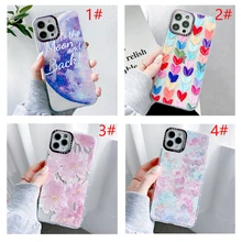 for OPPO A1K A94 Reno 4 5 z F F19 Pro Plus Realme C2 C21 Case Fashion Floral Transparent Soft Silicone Cover Phone Cases