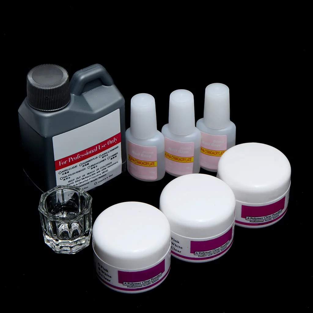 Набор для ногтей Женский акриловый порошок набор украшения кисть кутикулы