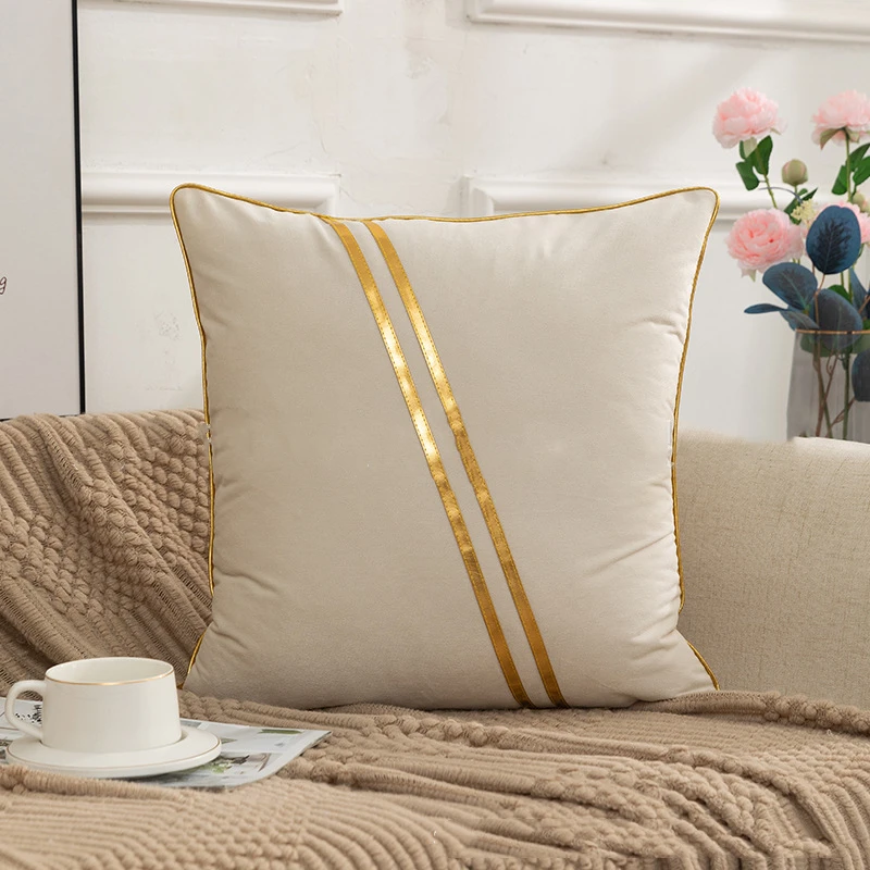 Бархатный Чехол для подушки 45x45 см роскошный декоративный чехол дивана