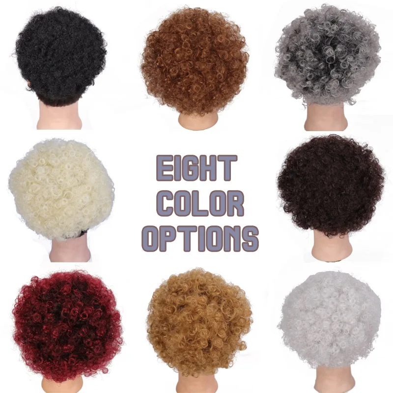 AILIADE афро пышные волосы пучок хвостиков для наращивания синтетические вьющиеся