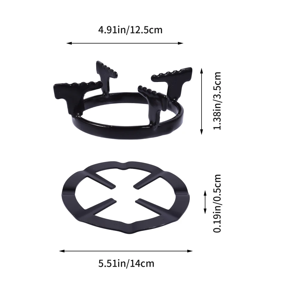 

2Pcs Gas Stove Racks Gas Hob Racks Kitchen Gadget Gas Stove Accessories