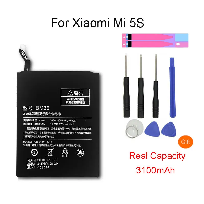 Оригинальный аккумулятор для телефона BM36 3100 мАч высокая емкость высокое