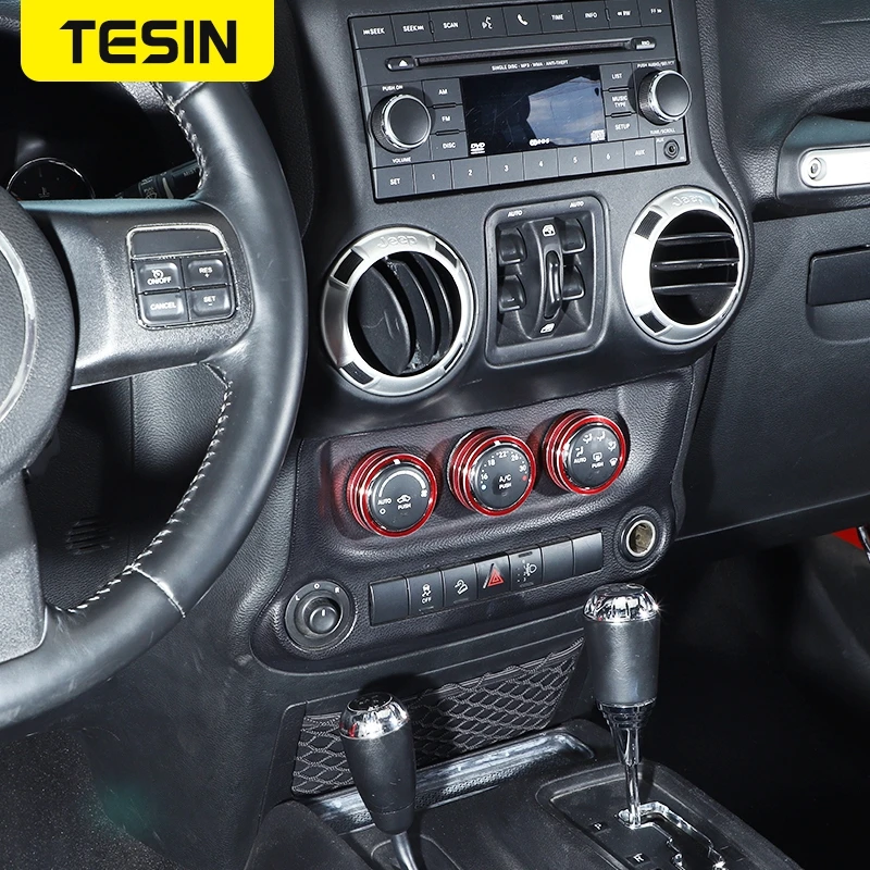 Кнопка переключателя кондиционера TESIN для автомобиля декоративная крышка