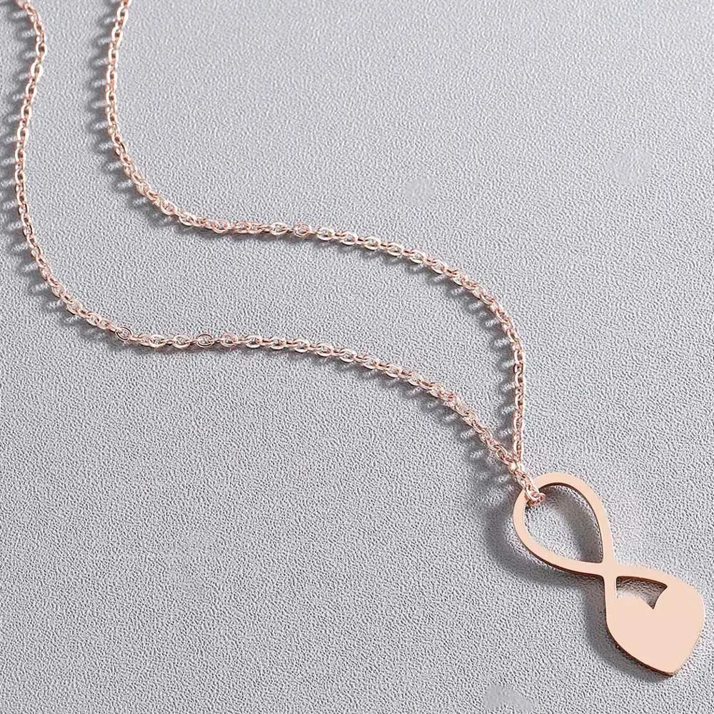 Ожерелье чокер из нержавеющей стали с подвеской в виде сердца|Ожерелья