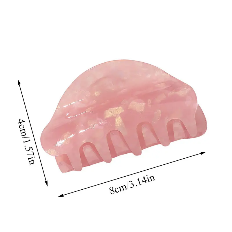 1 шт. женская заколка для волос с мраморным принтом| |