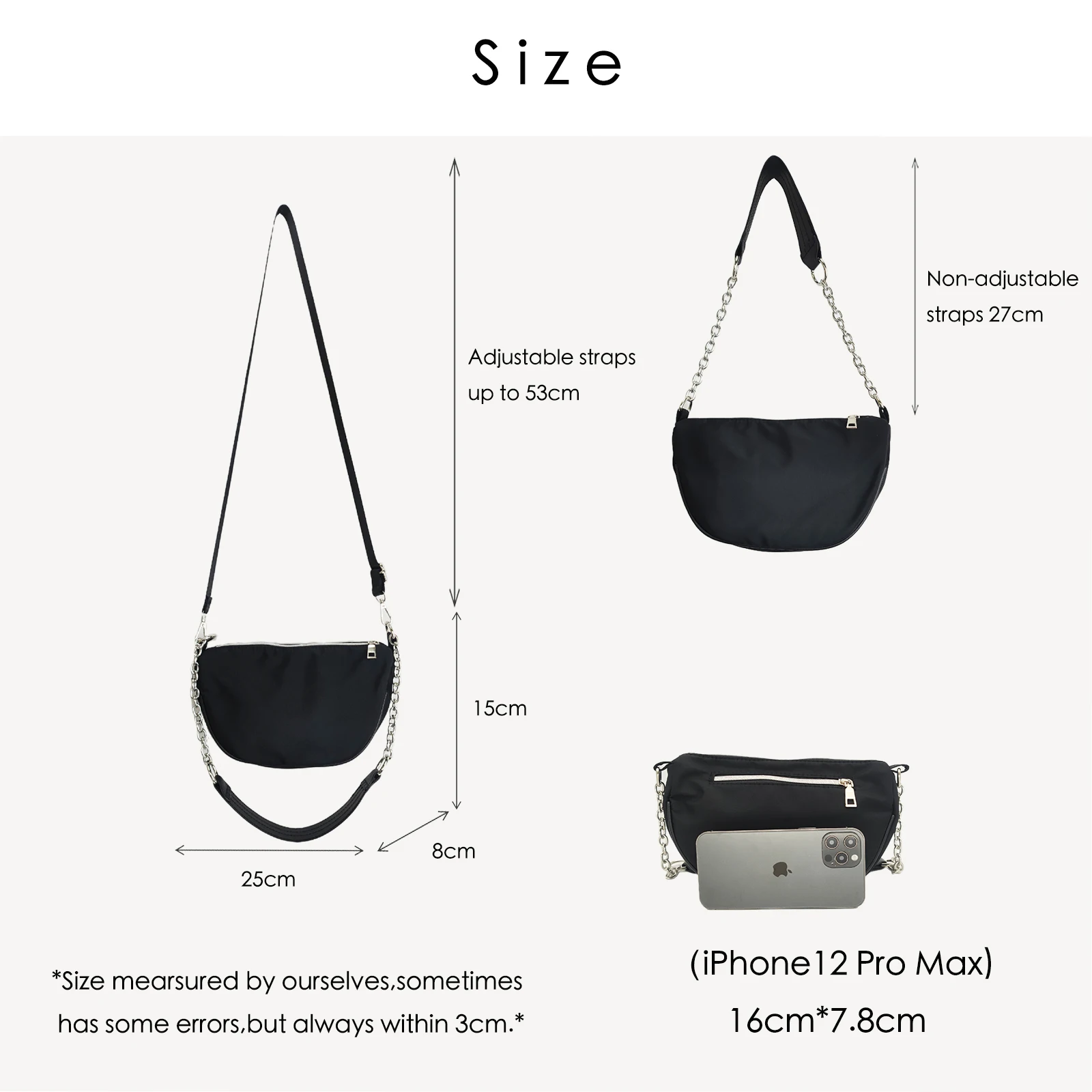 

2021Handbags Luxury Designer Nylon Casual Solid Metal Baguette Mahjong Shoulder Crossbody Bags for Women Female Bolsas Demujer