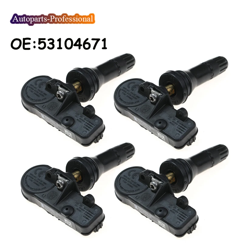 4 шт. автомобильные аксессуары TPMS датчик давления в шинах 433 МГц - Цена: 2074.58