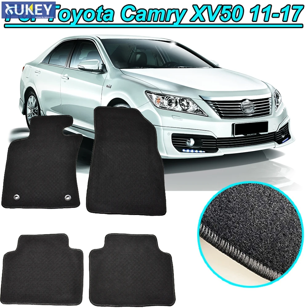 Напольный коврик для Toyota Camry XV50 LHD 2011 2012 2013 2014 2015 2016 2017 коврики автомобиля