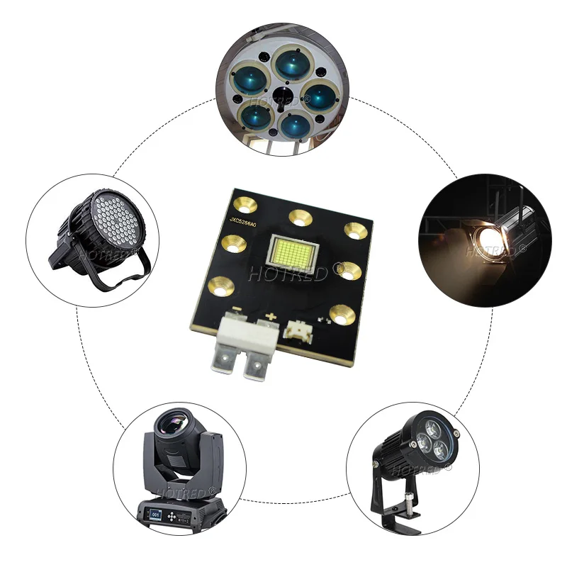 Высокая Мощность светодиодный сценический светильник LED чип 20 Вт 60 75 90 150 180 200 250 300