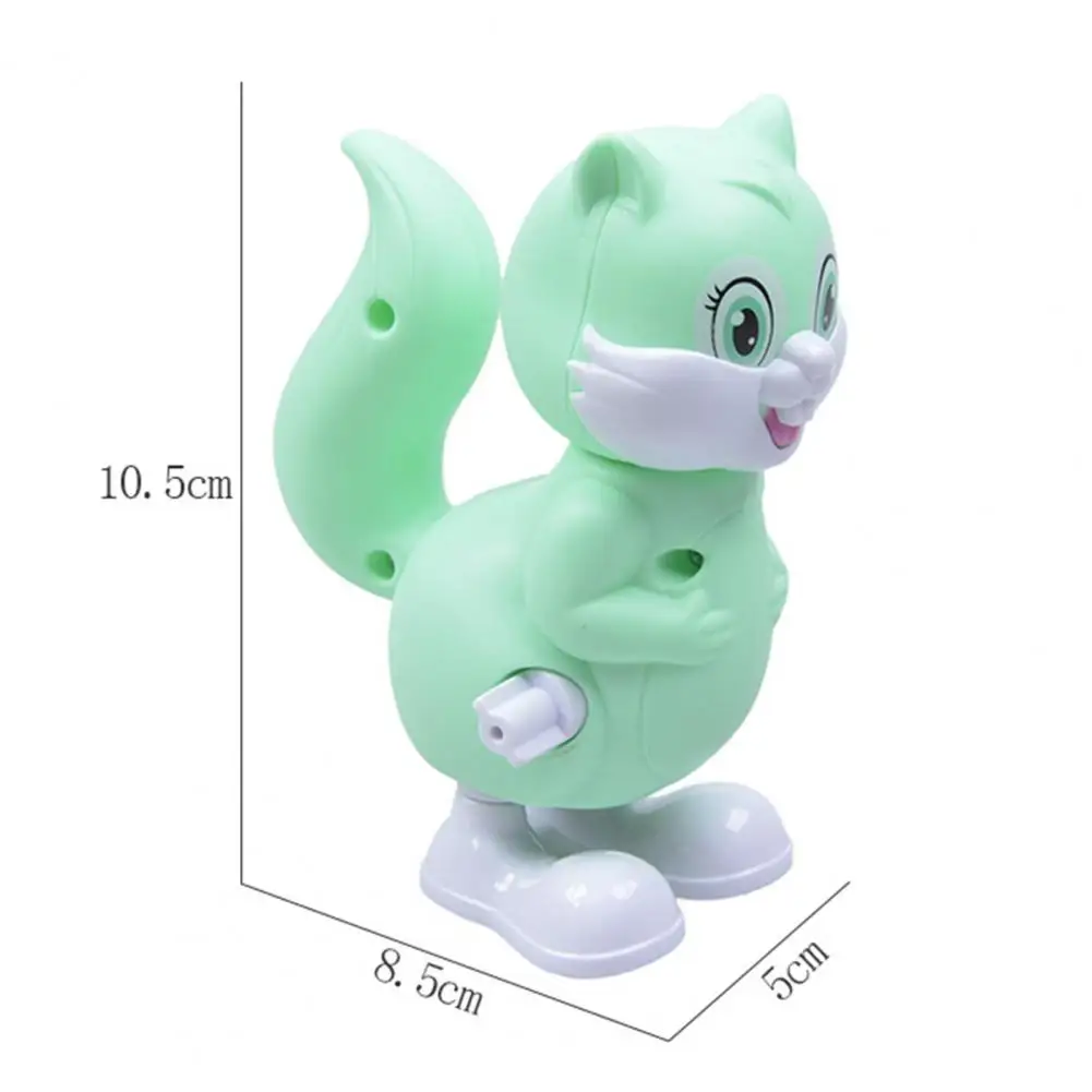 

New Creative Mini Lovely Squirrel Wind-up Toy Cartoon Jumping Animal Model Figure Educational Birthday Gifts Toys for Children