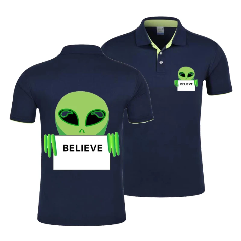 Мужская спортивная рубашка поло унисекс хлопковая дышащая с персональным