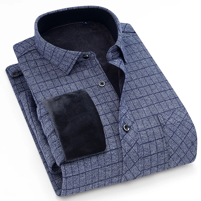 Новинка 2019 хит продаж толстая бархатная Зимняя Повседневная рубашка теплые