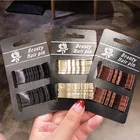 Заколки для волос женские, шпильки для волос с кудрявыми волнистыми накладками, 24 шт.