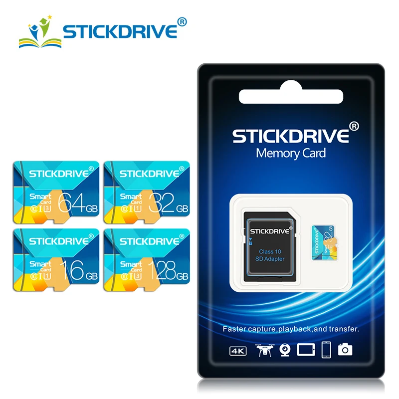 

Free adapter memory cards tarjeta micro sd card 4GB 8GB 16GB 32GB 64GB 128GB class 10 microsd flash usb with retail package