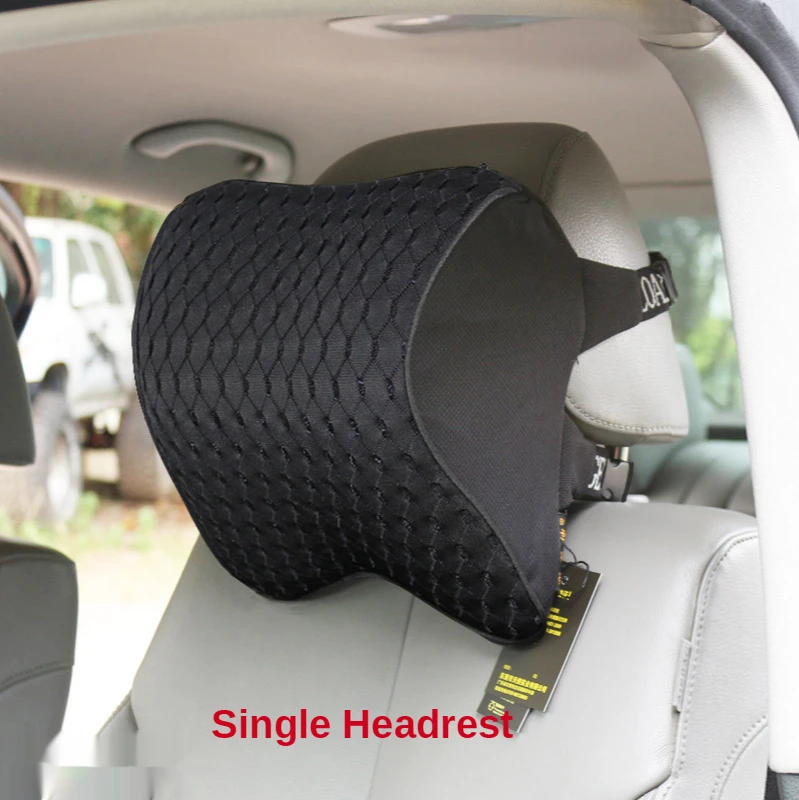 

Solf Car Pillow Driver Seat Memory Foam Neck Pain Fatigue Rest Headrest Cushion for Automobile Vehicle Car Travel Accessories