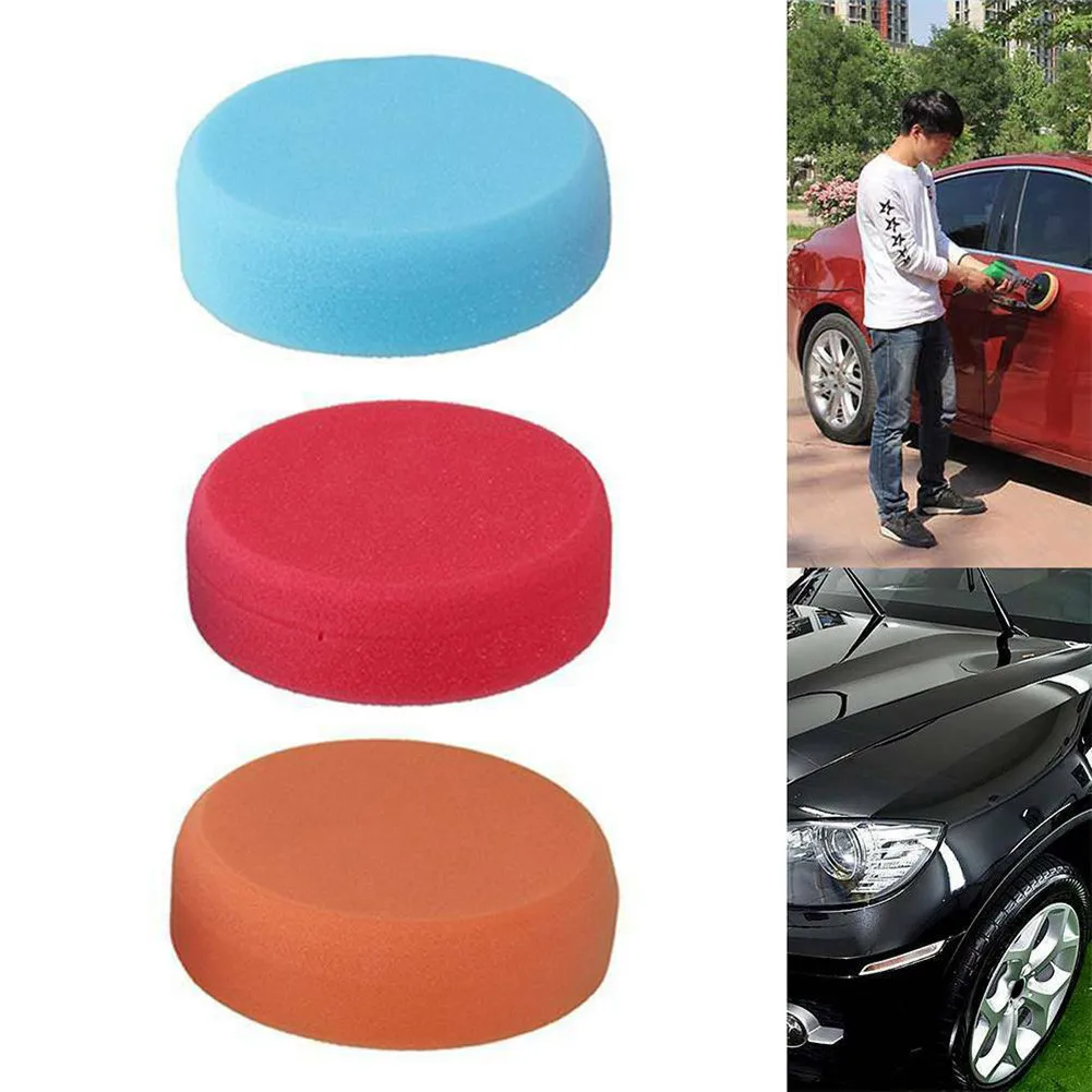 

M14 Polishing Sponge Heads Reused Roundness Thread 14MM Blue Orange Red