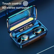 Waterproof Wireless Headphones Mini In-ear Sports Running Headset Bluetooth Earphone Touch Control Wireless Headsets Earbuds