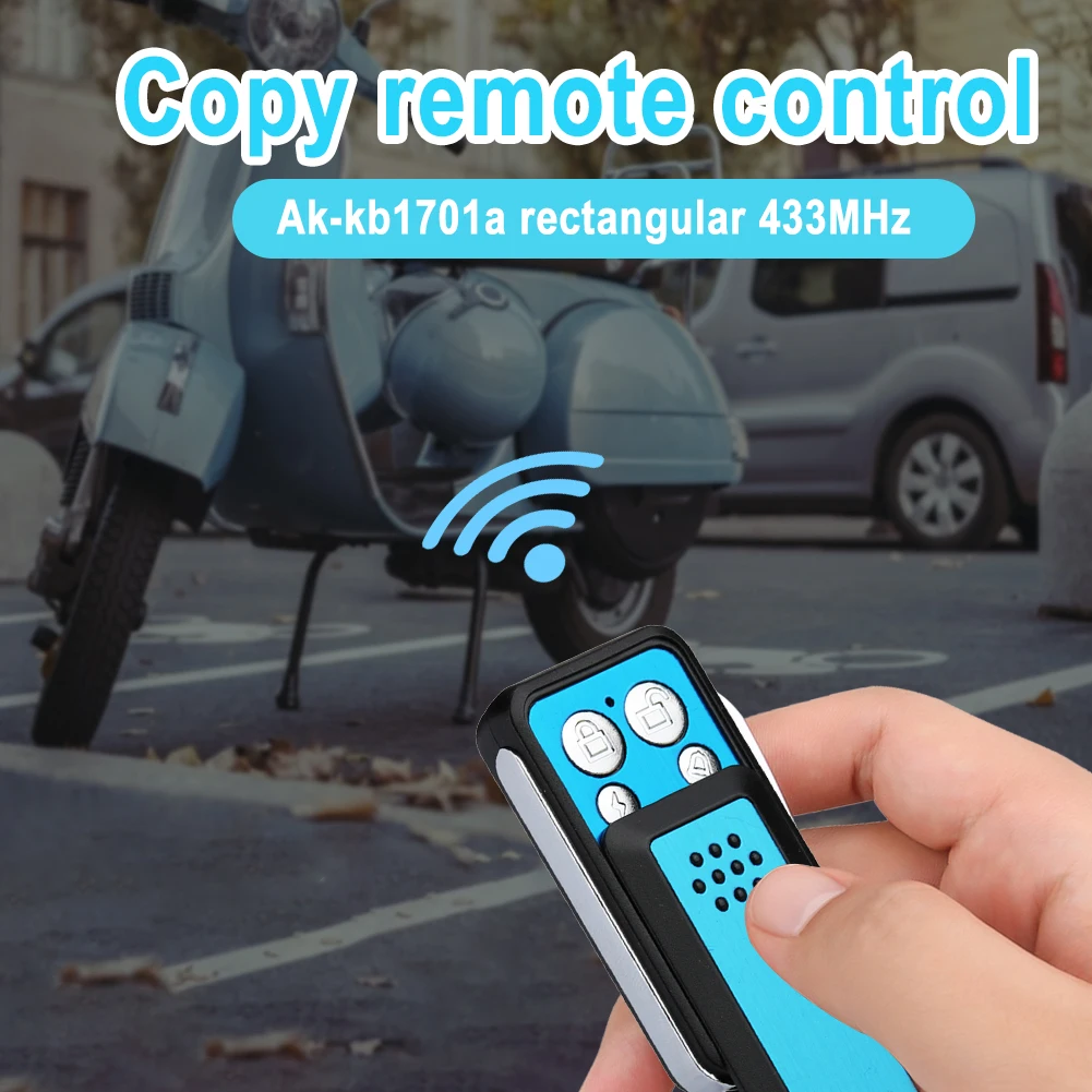 

Remote Control Wireless 4 Button Copy Electric Cloning Garage Door Cars Garage Doors Gate Doors Learning Code AK-KB1701A