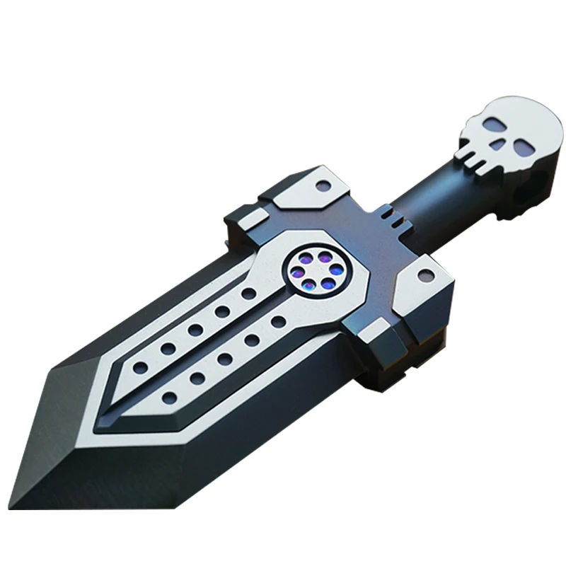 Титановый брелок-подвеска в виде черепа для повседневного использования |