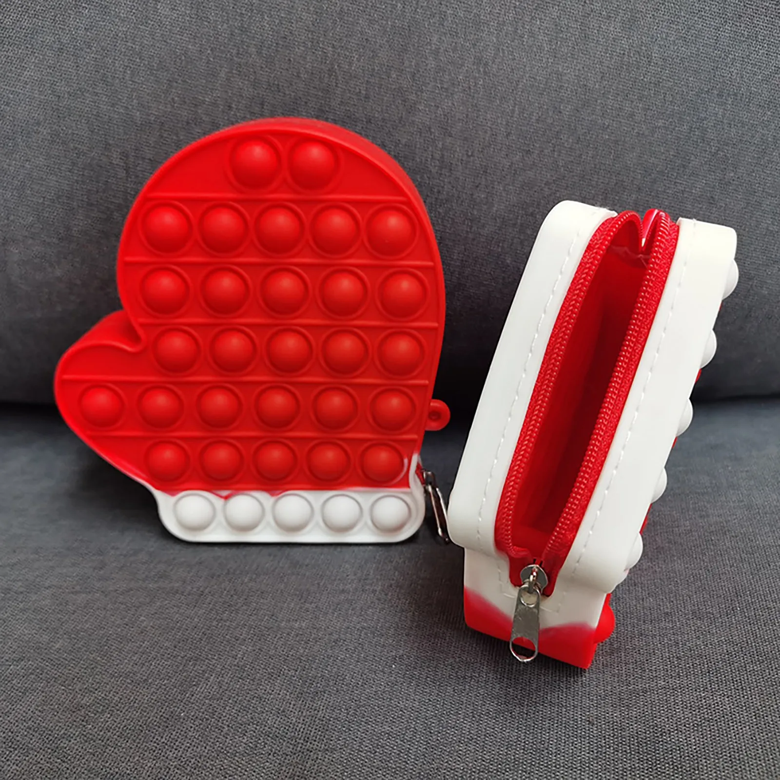 

Антикварный Рождественский силиконовый сенсорный Настольный пазл, декомпрессионный рюкзак, милый новое поступление, кошелек для монет, фи...